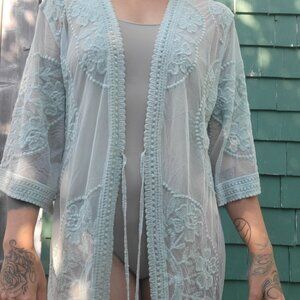 Embroidered Kimono